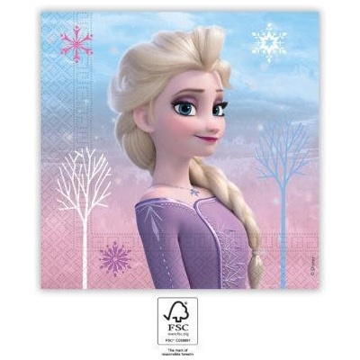 Procos EKO Papierové obrúsky Ľadové Kráľovstvo 2 33x33 cm 20 ks