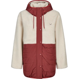Iriedaily Дамско поларено яке Iriedaily Women's Arctik Long Jacket Fleece jacket - Dark Rum (105-6700-0412)