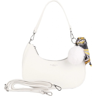 Malá kabelka na rameno i crossbody kabelka Flora 6994 bílá