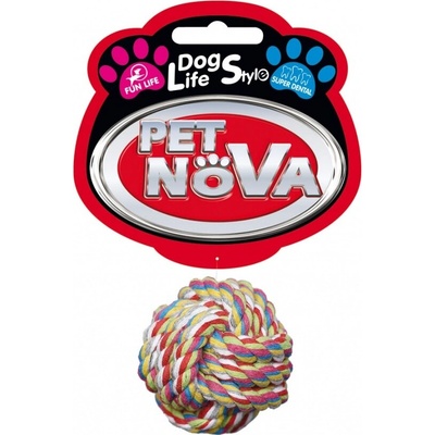 Pet Nova bavlnená loptička 9 cm