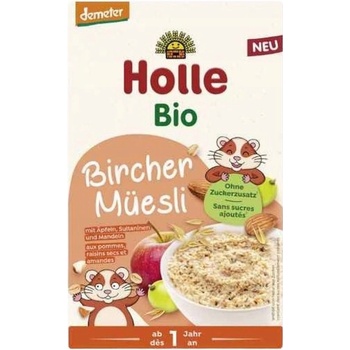 HOLLE Bio ovocné müsli s jablkom hrozienkami a mandľami 200 g