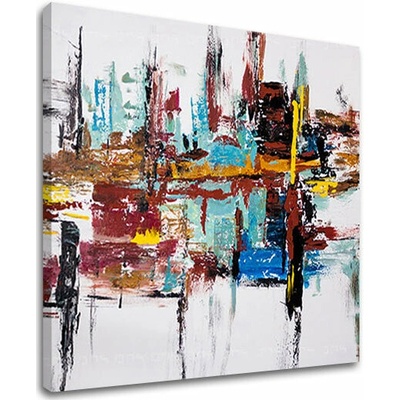 Autorská reprodukcia na plátne ABSTRAKT - 50x50 cm