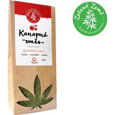 Zelená Země Konopná směs ovocná 50 g