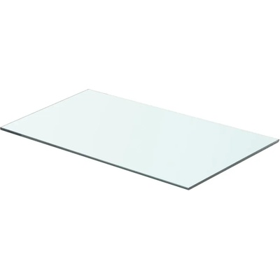 vidaXL Плоча за рафт, прозрачно стъкло, 60 x 30 см (243826)