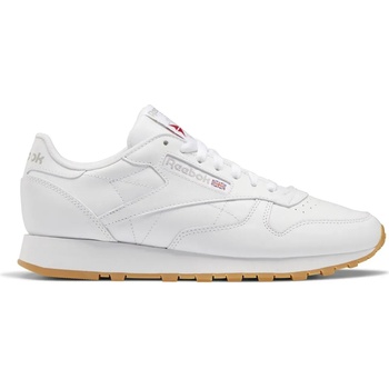 Reebok Мъжки маратонки Reebok Classic Leather Mens Trainers - White/Gum