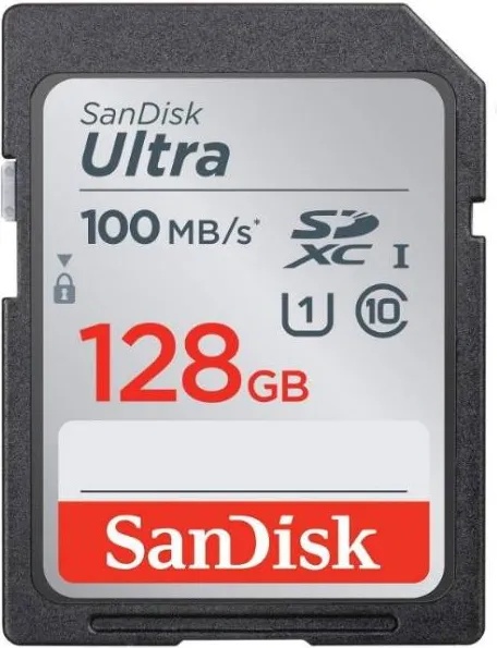 SanDisk SDXC Ultra 128GB C10/UHS-I SDSDUNR-128G-GN3IN/186558