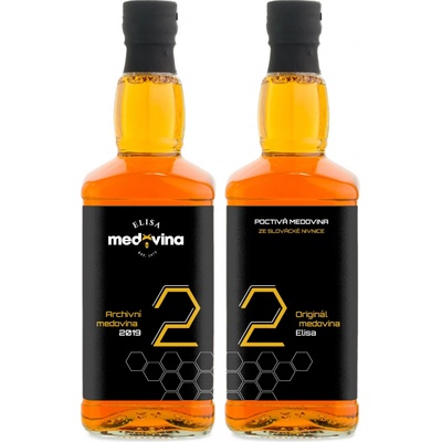 Medovina Elisa dárek k 22. výročí 11% 2 x 0,5 l