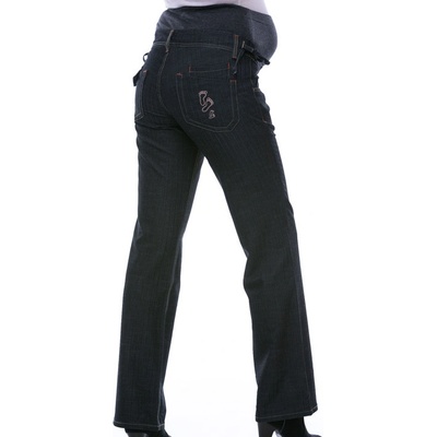 Těhotenské kalhoty společenské 1S0597 modrá