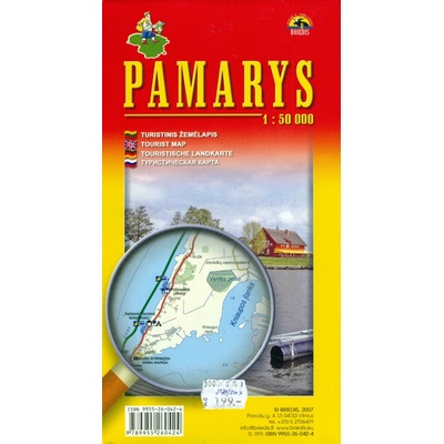 mapa Pamarys 1:50 t. Litva