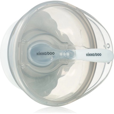 Kikkaboo Suction Bowl with Spoon купичка с лъжичка с капачка 4 m+ Blue