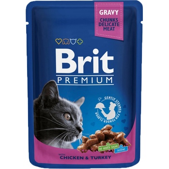 Brit Premium Cat Chicken & Turkey 24 x 100 g