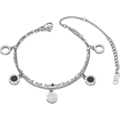 Victoria Filippi stainless steel dvojitý ocelový Ema chirurgická ocel římské číslice NR-B20145-2/47 stříbrná