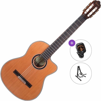Valencia VC774TCE Standard SET 4/4 Natural Класическа китара с предусилвател