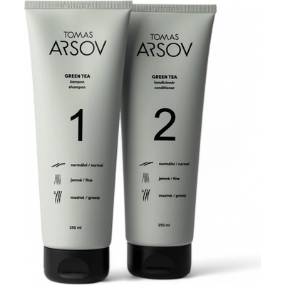 Tomas Arsov Green Tea šampon 250 ml + kondicionér 250 ml dárková sada – Zboží Dáma