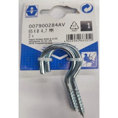 Vorman КУКА С ВИНТ ПОЦИН vrn 4.7ММ 65/22 2БР (4003984663052)