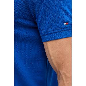 Tommy Hilfiger тениска с яка мъжка от памук (MW0MW41513) - answear - 109,51 лв