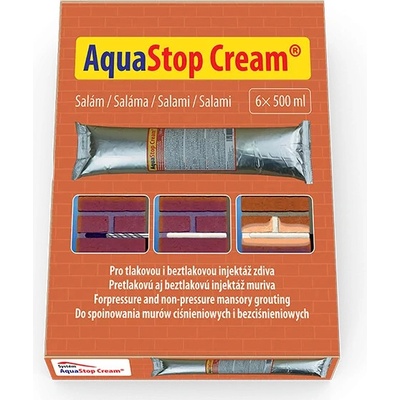 AquaStop Cream® – 6x salám 0,5 litra