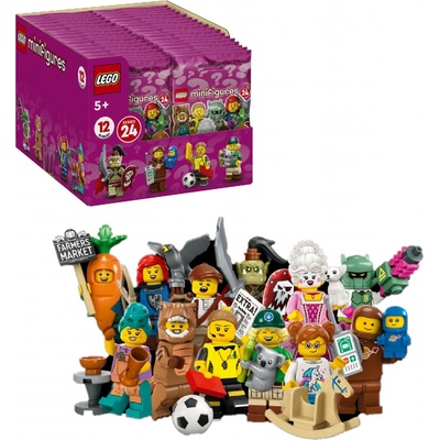 LEGO® Minifigures 71037 Minifigurky 24. série Originální box 36 ks