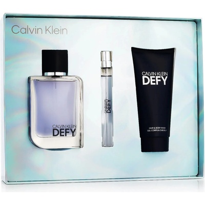 Calvin Klein Defy EDT 100 ml + EDT 10 ml + sprchový gel 100 ml dárková sada