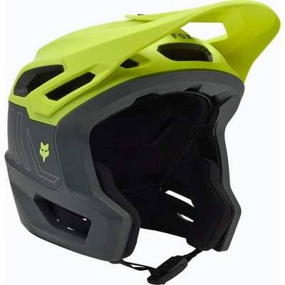 FOX Dropframe Pro Runn флуоресцентно жълта велосипедна каска