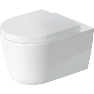 Duravit ME by Starck - Окачена тоалетна чиния, Rimless, HygieneFlush, DuraShield, матово бяло 251809AC00 (251809AC00)