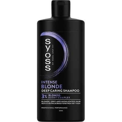 Syoss Intense Blonde hloubkově pečující šampon 440 ml