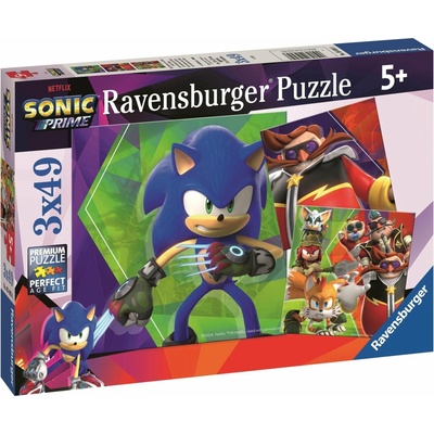 RAVENSBURGER Sonic Prime 3x49 dílků