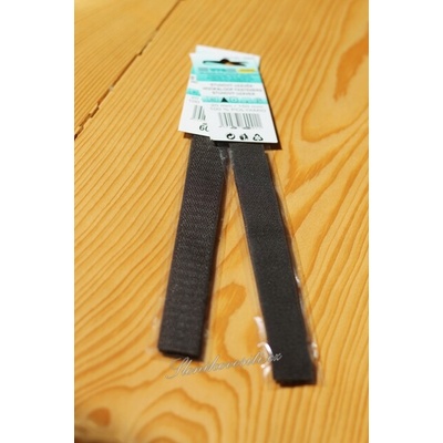 Stuhový uzávěr 20 mm kus 15 cm, tmavě hnědý