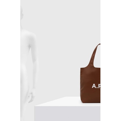 APC Чанта A. P. C. Ninon в кафяво PUAAT-M61565 BLACK (PUAAT.M61565)