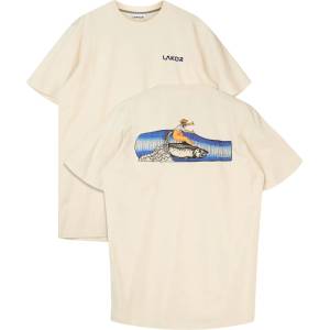 LAKOR Мъжка тениска LAKOR Salmon Surfer T-Shirt - Rainy Day (217-0136-0112)