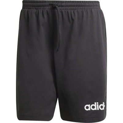 adidas Мъжки къси панталони Adidas Essentials Linear Single Jersey Shorts Mens - Black/White