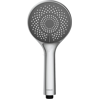 WENKO 23993100 -душова глава Водоспестяваща система 11x11 cm лъскав хром/бял/сив (WE0344)