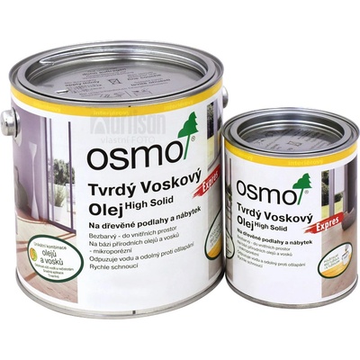 Osmo 3362 Tvrdý voskový olej Expres 0,75 l Bezbarvý mat