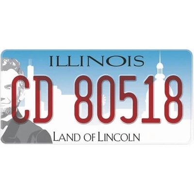 Ceduľa značka USA Illinois Land Of Lincoln