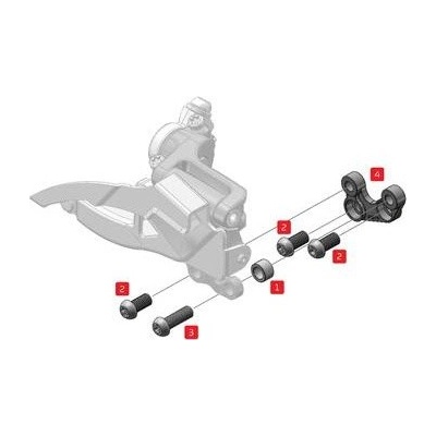 Shimano adaptér prešmykača GHOST AMR 29