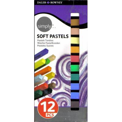 Daler-Rowney Daler Rowney sada měkkých pastelů SIMPLY 12 ks