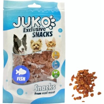 JUKO Snacks Salmon in heart shape 70 g