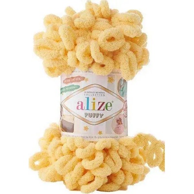 Alize Puffy žlutá 509