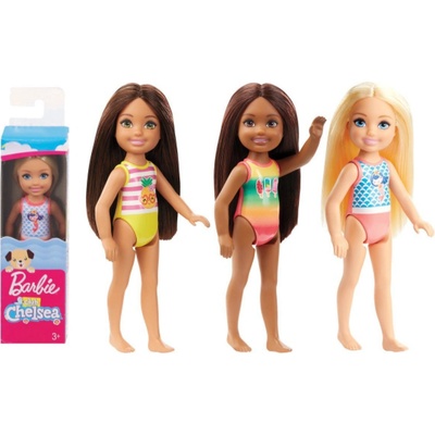 Mattel Barbie Chelsea na pláži světle hnědé vlasy