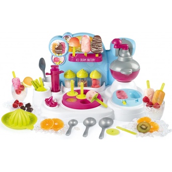 Smoby Hravá kuchárka Chef Ice Cream Factory zmrzlináreň recepty a formy na výrobu zmrzliny a nanukov