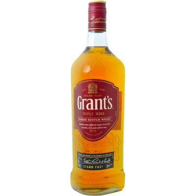 Grant's Tripple Wood 40% 1 l (holá láhev)
