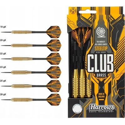 Harrows Club Brass steel 18g K