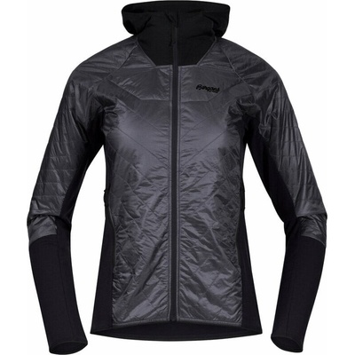 Bergans Cecilie Light Insulated Hybrid Women Solid Dark Grey Black