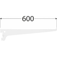 Velano lišta systémová konzolová jednoduchá WSS 600mm biela