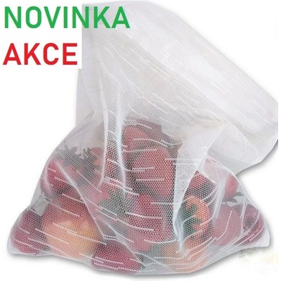 Pytlíky na pečivo, zeleninu a ovoce 40x45cm (balení 4ks) zapínání na zip
