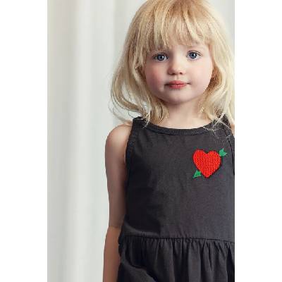 Mini Rodini Детска памучна рокля Mini Rodini Arrowed heart (2525010799)