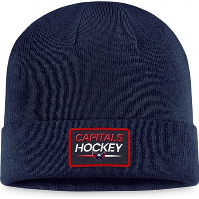 Fanatics pánská zimní čepice Washington Capitals Authentic Pro Prime Cuffed Beanie