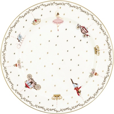 GREEN GATE Porcelánový tanier Royal Christmas Ø 20,5 cm