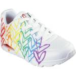 Skechers Дамски маратонки Skechers Womens Goldcrown Mylar Embroidery Low-Top Trainers - White/Mutli
