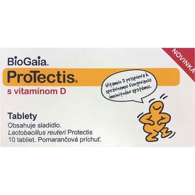 BioGaia Protectis s Vitamínom D 10 tabliet